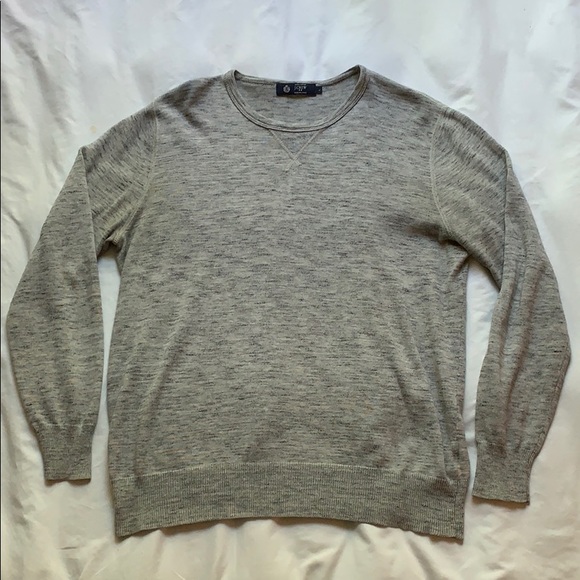 Men’s J.Crew Gray Sweater Large - Picture 2 of 4